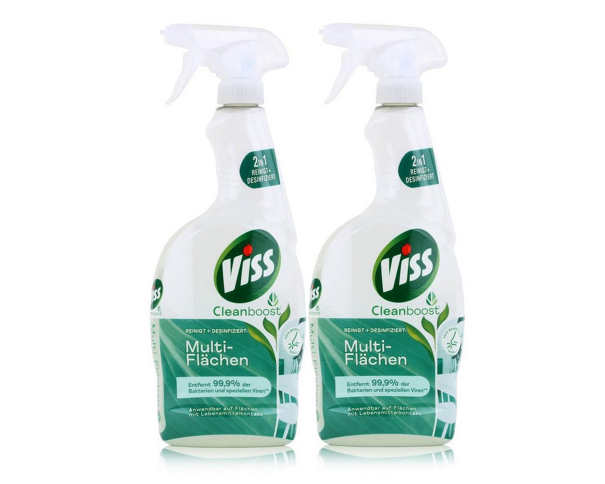Viss Viss Cleanboost Multi-Flächen 750ml - Allzweckreiniger (2er Pack) Allzweckreiniger von Viss