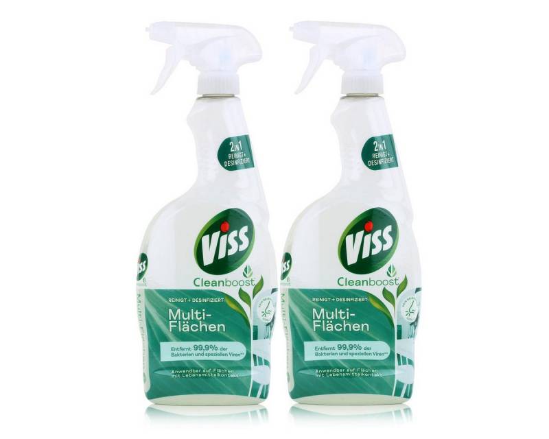 Viss Viss Cleanboost Multi-Flächen 750ml - Allzweckreiniger (2er Pack) Allzweckreiniger von Viss