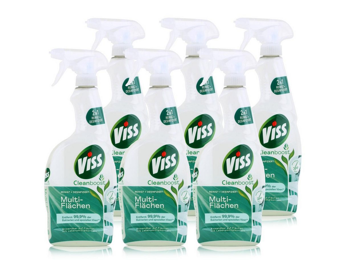 Viss Viss Cleanboost Multi-Flächen 750ml - Allzweckreiniger (6er Pack) Allzweckreiniger von Viss