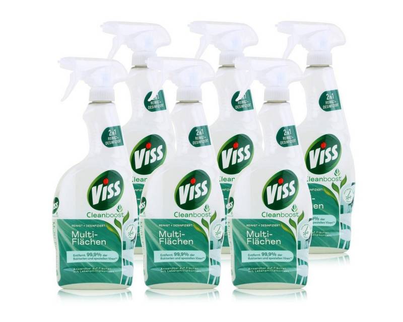 Viss Viss Cleanboost Multi-Flächen 750ml - Allzweckreiniger (6er Pack) Allzweckreiniger von Viss