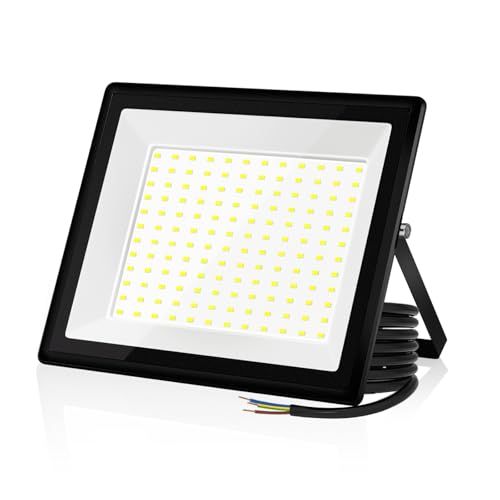 VistaNovaX LED Strahler Außen 70W Industrie 7000LM 6500K Tageslicht IP66 Wasserdicht, Effiziente Wärmeableitung, 85% Energieersparnis LED Scheinwerfer für Höfe/Gärten/Lagerhallen/Garagen(1 Stück) von VistaNovaX