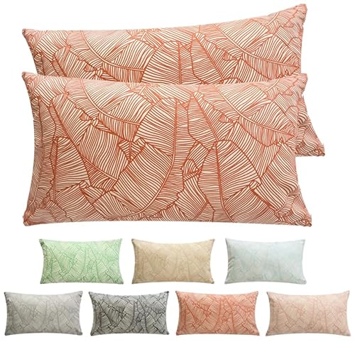 Viste tu hogar Pack 2 Kissenbezüge,70% Baumwolle,30% Polyester, Gewebe Handgesticktem, Versteckter Reißverschluss, Modernes, Design für Sofa, Bett oder Wohnzimmer, Hellziegel, 30x50 cm Viste tu hogar Pack 2 Kissenbezüge,70% Baumwolle,30% Polyester, Gewebe Handgesticktem, Versteckter Reißverschluss, Modernes, Design für Sofa, Bett oder Wohnzimmer, Hellziegel, 30x50 cm von Viste tu hogar