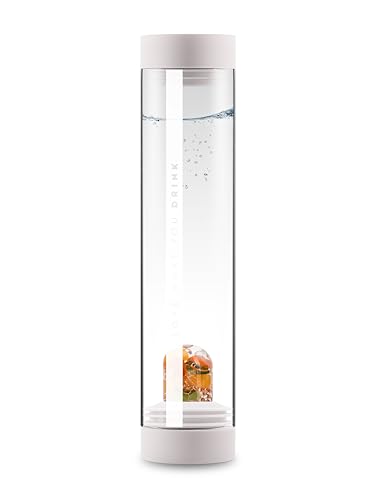 VitaJuwel Sana HAPPINESS cloud white (Karneol, Orangencalcit, Jade & Bergkristall) - für Optimismus, Glück & Eloquenz von VitaJuwel