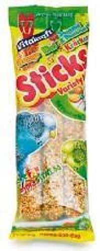 Vitakraft Budgie Kräcker ® Orange/Kiwi/Banana Sticks 3 Pack von Vitakraft