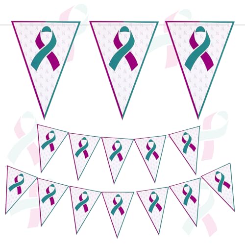 VitalCozy 12 Stück 25,4 x 17,8 cm Suicide Prevention Awareness Vorbespannung Banner für Wohltätigkeitsorganisationen und gemeinnützige Veranstaltungen, psychische Gesundheit und Unterstützung der von VitalCozy