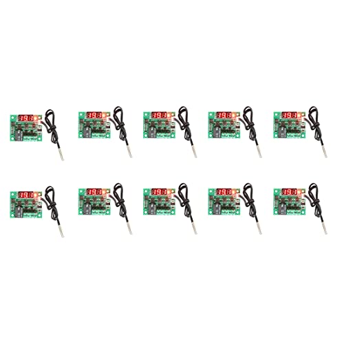 VitalEpcck 10 STÜCKE W1209 DC 12 V Red Heat Cool Temp Thermostat Temperaturregler Schalter Temperaturregler von VitalEpcck