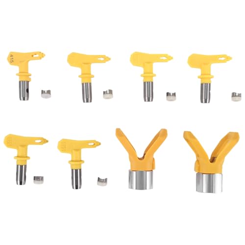 VitalEpcck Airless-FarbdüSen-Set, Umkehrbare SprüHspitzen Airless-FarbspritzdüSenspitzen Airless-SpritzgeräTe-SprüHteile von VitalEpcck