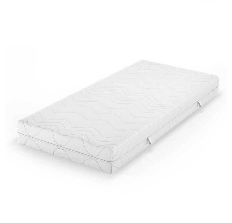 Kaltschaummatratze, Weiß, 90 x 200 cm 20cm Höhe, VitaliSpa®, 20 cm hoch von VitaliSpa®