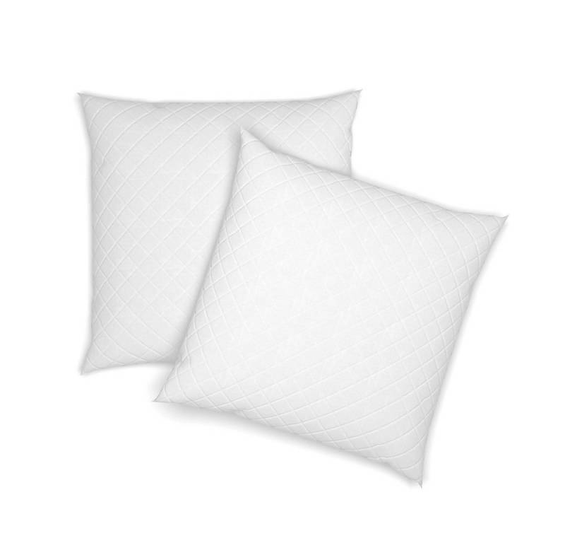 VitaliSpa® Kopfkissen, Weiß, 80 x 80 cm 2er Set, Bezug: Mikrofaser, Seite von VitaliSpa®