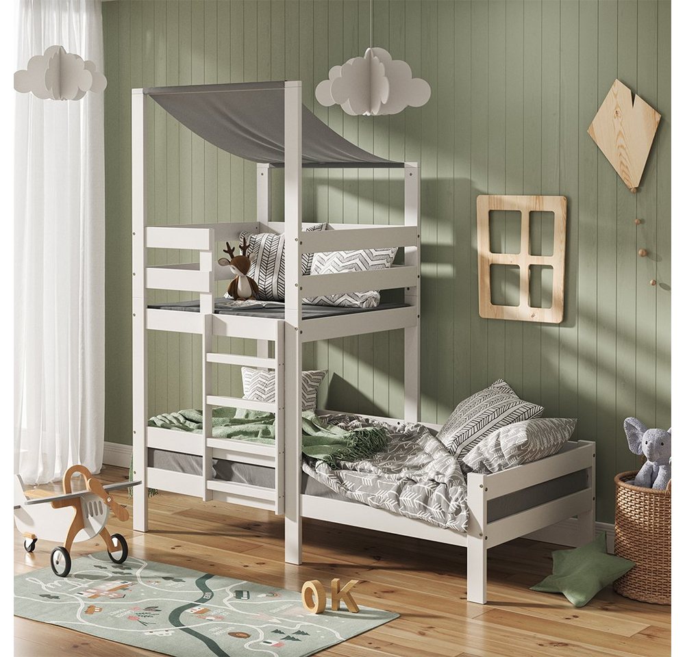VitaliSpa® Hausbett Tom, Weiß, 90x200 cm von VitaliSpa®