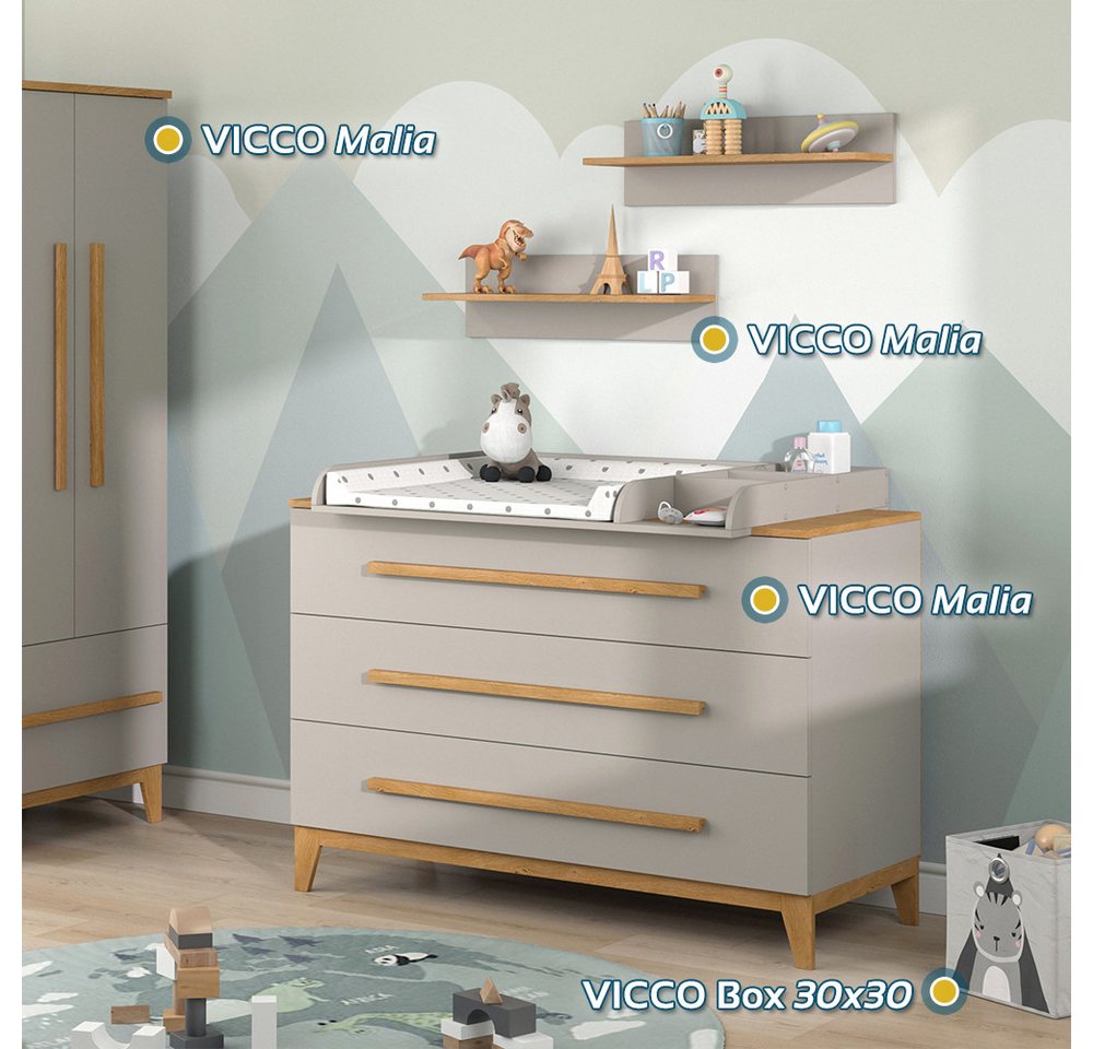 VitaliSpa® Kleiderschrank Malia, Cashmere-Eiche, 70 x 186.8 cm von VitaliSpa®
