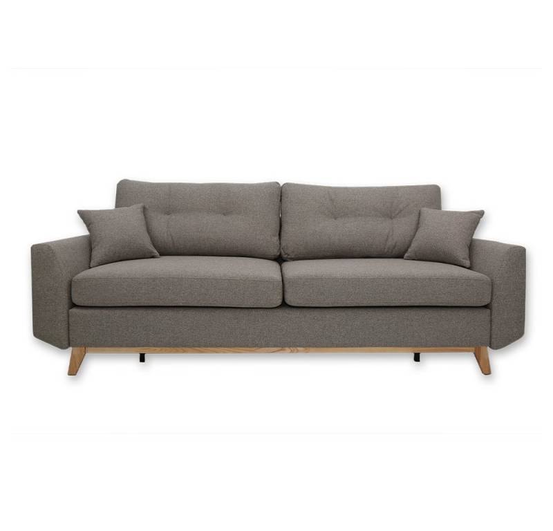 VitaliSpa® Schlafsofa Schlafcouch Boxspringsofa Sidney Schlaffunktion Bettkasten von VitaliSpa®