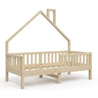 Vitalispa - Hausbett Noemi, Naturholz, 80x160 cm von VitaliSpa