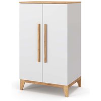 Kleiderschrank Malia 120cm Weiß Vitalispa von VitaliSpa