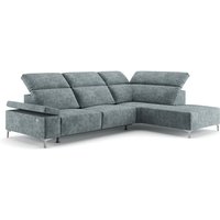 Sofa L Form James, Grau, 218 x 301 cm Rechte Ecke, Vitalispa von VitaliSpa