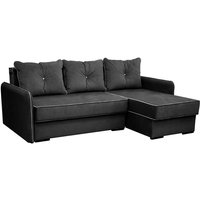 Vitalispa - Sofa l Form Kansas, Grau, 234 x 170 cm Rechte Ecke von VitaliSpa