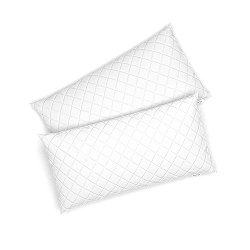 Vitalispa Kopfkissen, Sofakissen, Weiß, 40 x 80 cm 2er Set von VitaliSpa