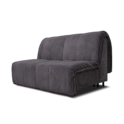 VitaliSpa Sofa Malta, Grau, 148 cm mit Schlaffunktion von VitaliSpa