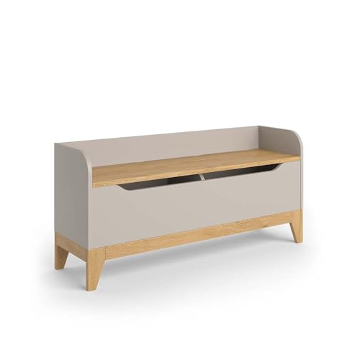 VitaliSpa Spielzeugtruhe Malia, Cashmere-Eiche, 107.2 x 50 cm mit Sitzbank von VitaliSpa