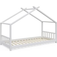 Vitalispa - Hausbett Design, Weiß, 90x200 cm von VitaliSpa
