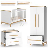 Kinderzimmer-Set Malia, Weiß, 4er Set Vitalispa von VitaliSpa
