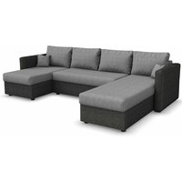 Sofa u Form , Anthrazit, 290 cm Vitalispa von VitaliSpa