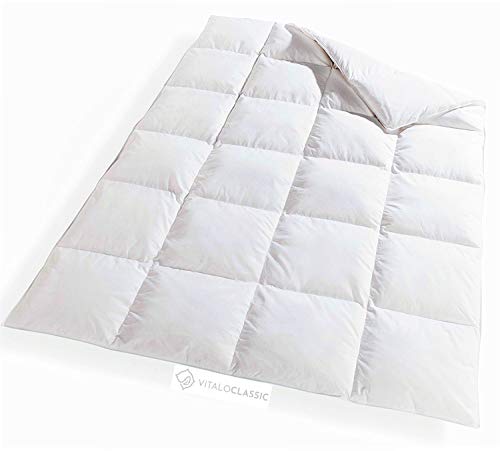 VitaloBett Ganzjahres Daunendecke 135x200 cm 900g 100% Daunen Wärmeklasse 3 medium Made in Germany VitaloBett Ganzjahres Daunendecke 135x200 cm 900g 100% Daunen Wärmeklasse 3 medium Made in Germany von VitaloBett