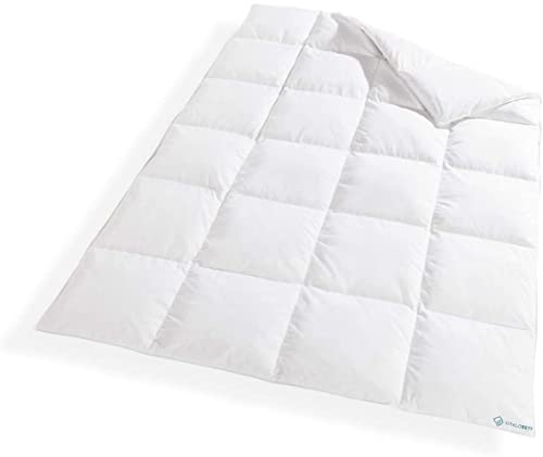 VitaloClassic Winter-Daunendecke warm - Winterdecke Bettdecke 1360g Landdaune, 100% Daunen Wärmeklasse 4, Steppdecke Daunenbettdecke 155 x 220 cm VitaloClassic Winter-Daunendecke warm - Winterdecke Bettdecke 1360g Landdaune, 100% Daunen Wärmeklasse 4, Steppdecke Daunenbettdecke 155 x 220 cm von VitaloBett
