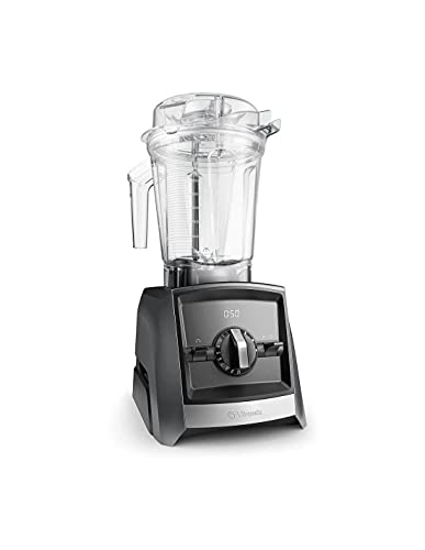 Vitamix A2500 Ascent Series Smart Blender, Profi-Qualität, 1,8 l, flacher Behälter, Schiefer von Vitamix