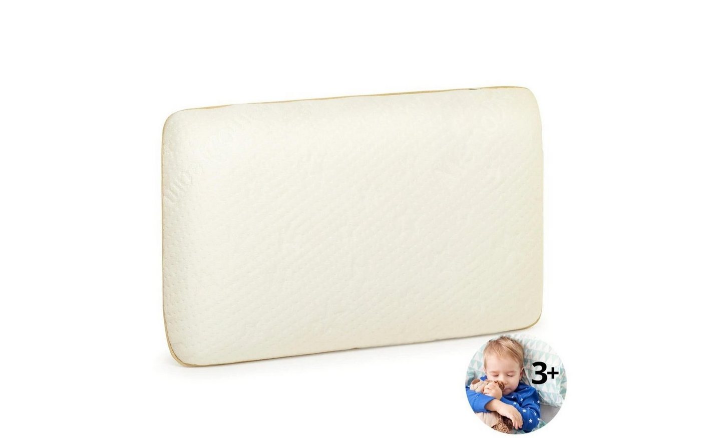 Vitapur Kopfkissen Kinder Kopfkissen 30x50 ab 3 Jahre für alle Schlafpositionen von Vitapur