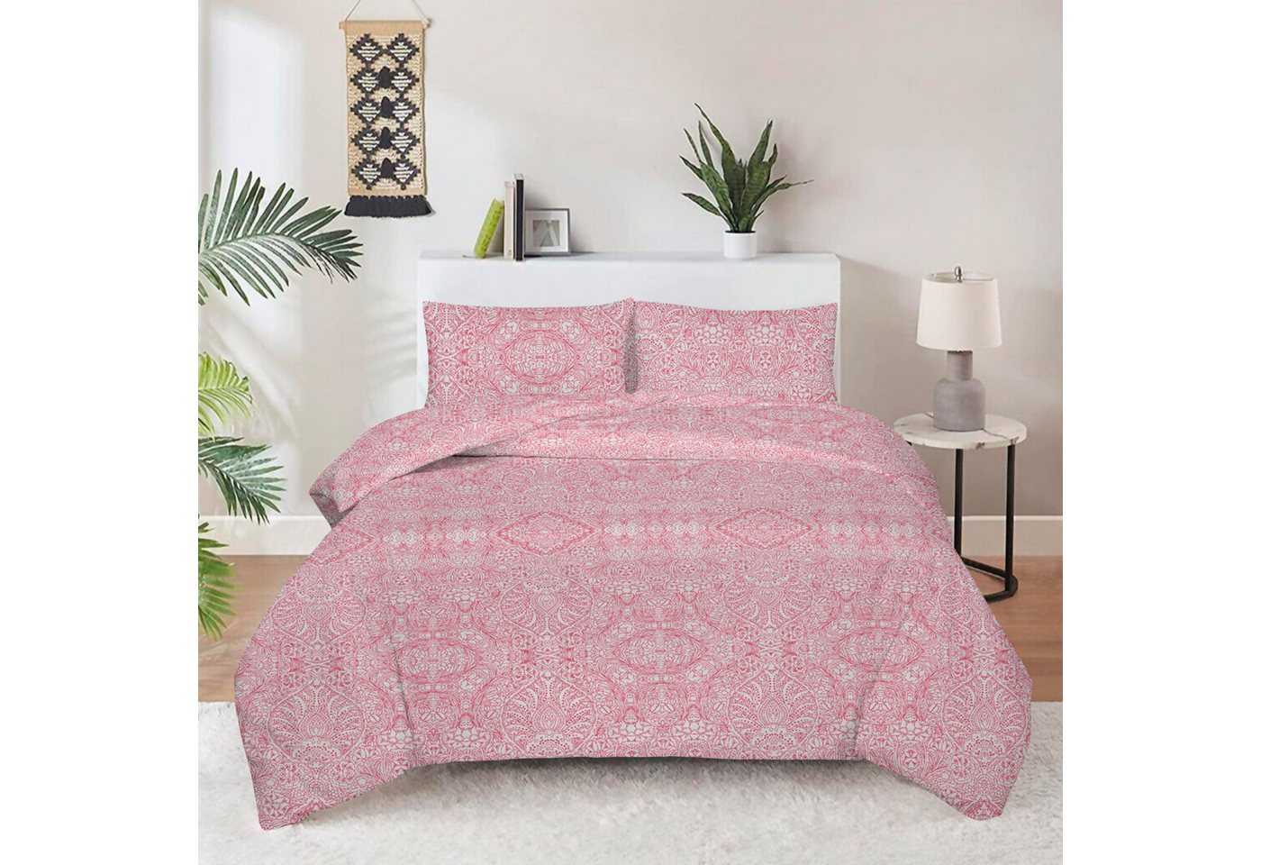 Vitapur Partnerbettwäsche Luxuriöses Bettwäsche-Set aus atmungsaktivem Mako-Satin, pflegeleicht Vitapur Partnerbettwäsche Luxuriöses Bettwäsche-Set aus atmungsaktivem Mako-Satin, pflegeleicht von Vitapur