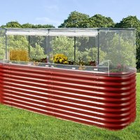 Vitavia - Abdeckung 'l' für Hochbeet 'Vita Basic Stretched', 76 x 238 x 95 cm (b x l x h) von Vitavia