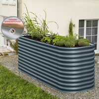 Vitavia - Hochbeet 'Vita basic l' granit 242 x 82 x 86 cm (l x b x h) von Vitavia
