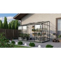 VITAVIA Anlehngewächshaus »Osiris 6500«, 6,5 m², Kunststoff/Aluminium/ESG Glas, winterfest - gruen von Vitavia