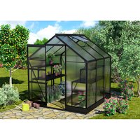 VITAVIA Gewächshaus »Apollo Plus 3800«, BxHxL: 195 x 209,5 x 131 cm - grau von Vitavia