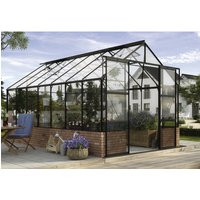 VITAVIA Gewächshaus »Cassandra«, 11,5 m², Aluminium/ESG Glas, winterfest - schwarz von Vitavia