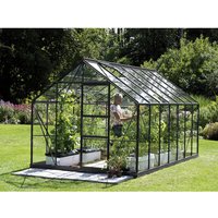 VITAVIA Gewächshaus »Merkur«, 11,5 m², Aluminium/ESG Glas, winterfest - grau von Vitavia