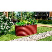 VITAVIA Hochbeet »Terra Basic«, BxHxL: 82,1 x 63 x 162,1 cm, Zincalume® - rot von Vitavia