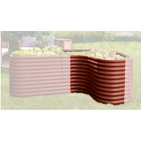 VITAVIA Hochbeeterweiterung »Terra«, BxHxL: 80 x 86 x 80 cm, Zincalume® - gruen von Vitavia