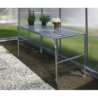 VITAVIA Pflanztisch, BxL: 53,76 x 121,04 cm, Aluminium - grau von Vitavia