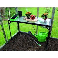 Alutisch, 1 Ablage, HKP, schwarz von Vitavia