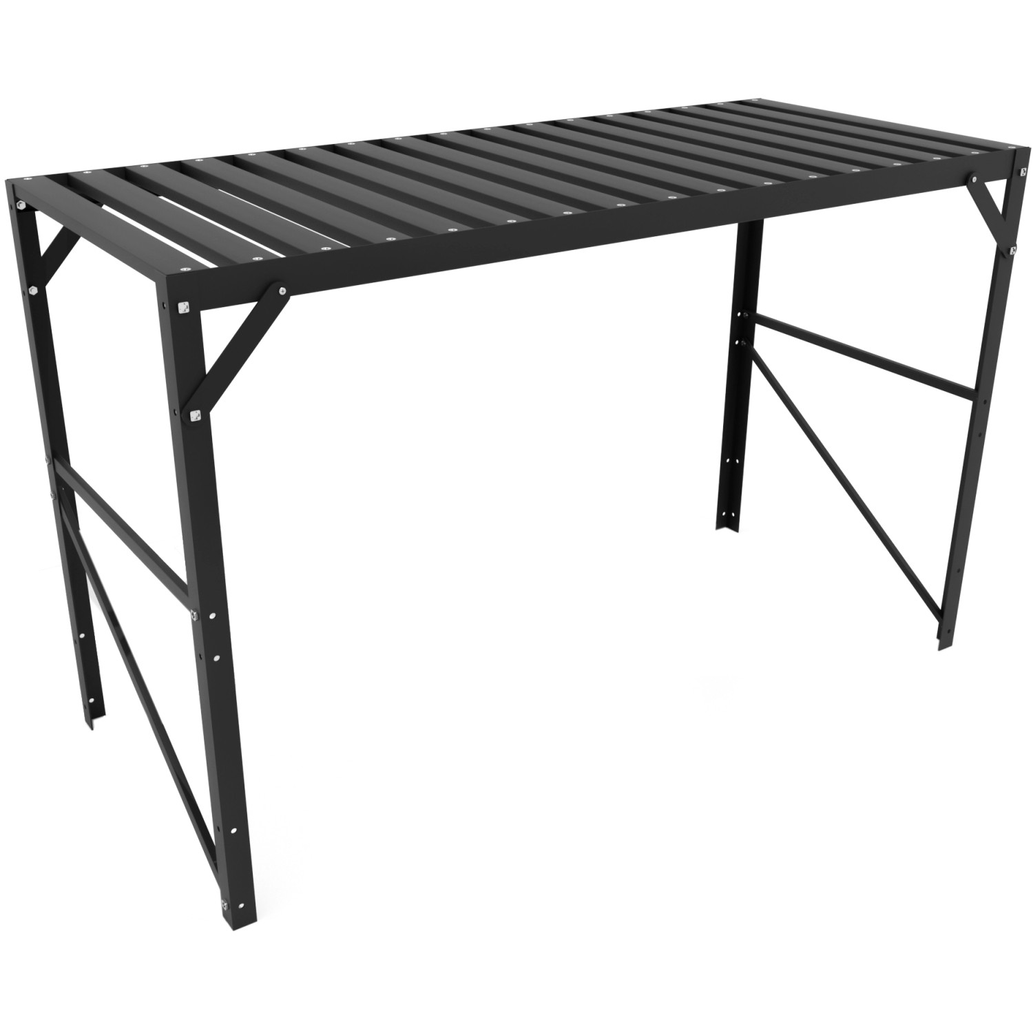 Vitavia Alutisch mit 1 Ablage, 121 cm x 54 cm x 76 cm Schwarz Vitavia Alutisch mit 1 Ablage, 121 cm x 54 cm x 76 cm Schwarz von Vitavia