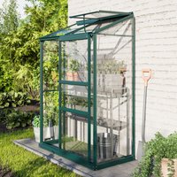 Vitavia Anlehn-Gewächshaus "Ida" 900, smaragd grün, 0,9 m², 3 mm ESG Vitavia Anlehn-Gewächshaus "Ida" 900, smaragd grün, 0,9 m², 3 mm ESG von Vitavia