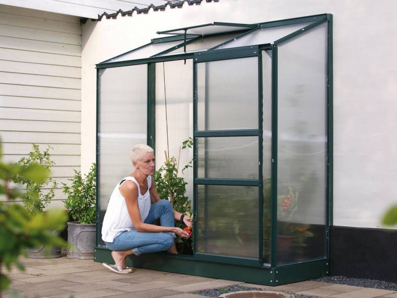 Vitavia Anlehngewächshaus Styx 1300, BxTxH: 193 x 69 x 182 cm, 4 mm Wandstärke von Vitavia