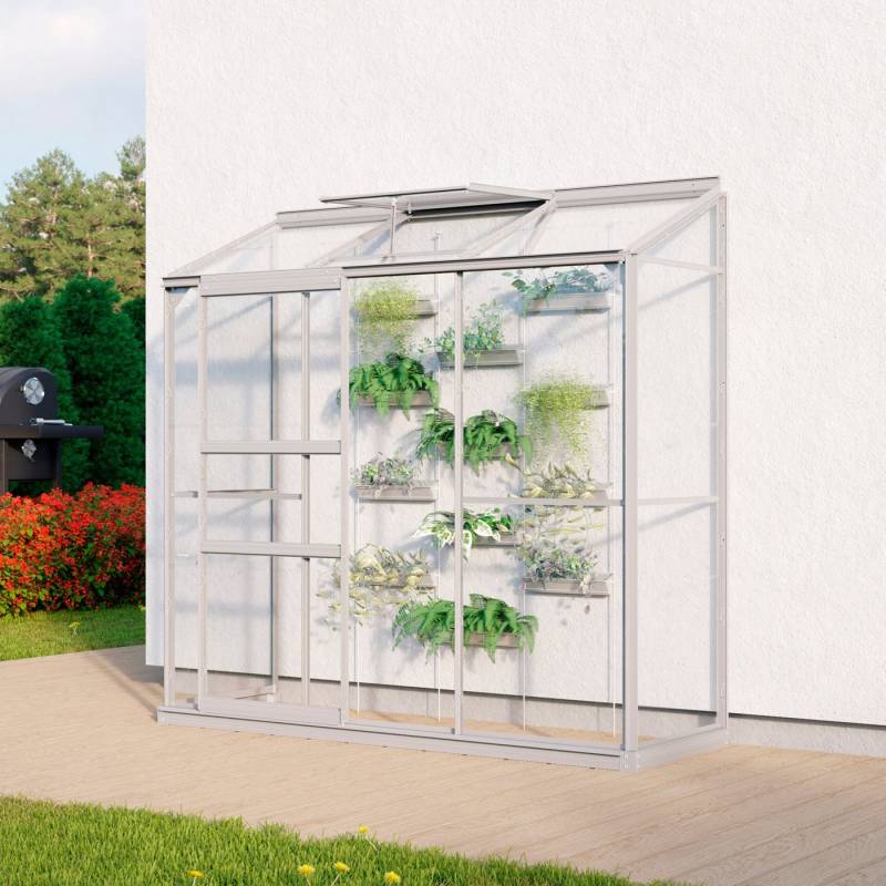 Vitavia Anlehngewächshaus Styx 1300, BxTxH: 65 x 192 x 182 cm, 3 mm Wandstärke von Vitavia