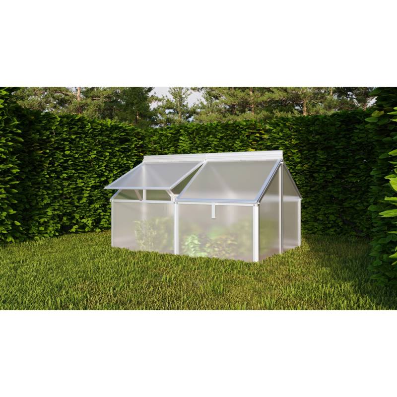 Vitavia Frühbeet Gaia Jumbo HKP 4 mm Alu B 83 cm x T 119 cm x H 72 cm von Vitavia