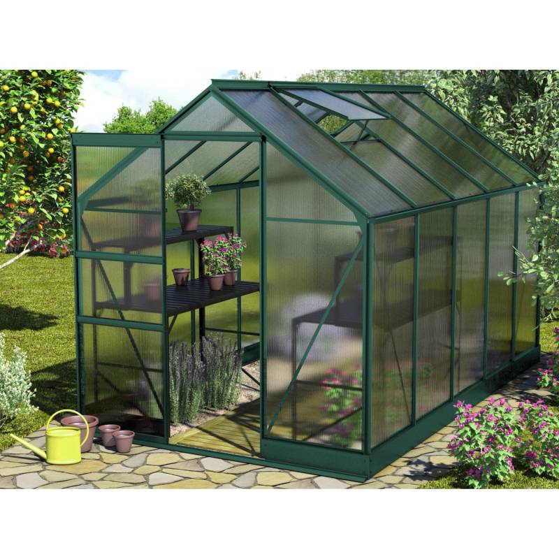 Vitavia Gewächshaus Apollo 6200 Smaragd 6,2 m² inkl. Fundament von Vitavia