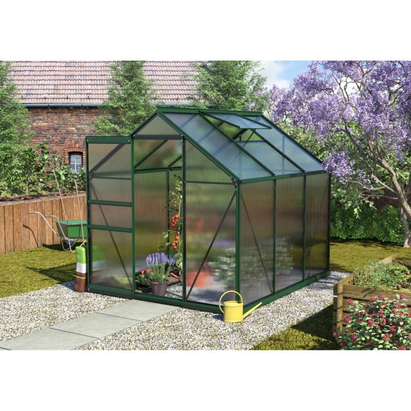 Vitavia Gewächshaus Calypso 4400 HKP 6 mm - Smaragd Vorzugsset von Vitavia