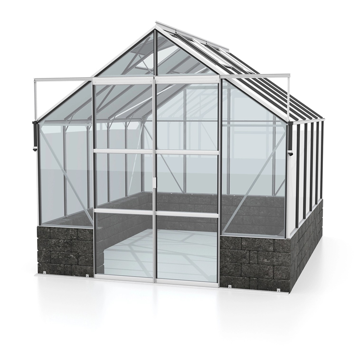 Vitavia Gewächshaus Cassandra 8300 Alu 8,3 m² Vitavia Gewächshaus Cassandra 8300 Alu 8,3 m² von Vitavia