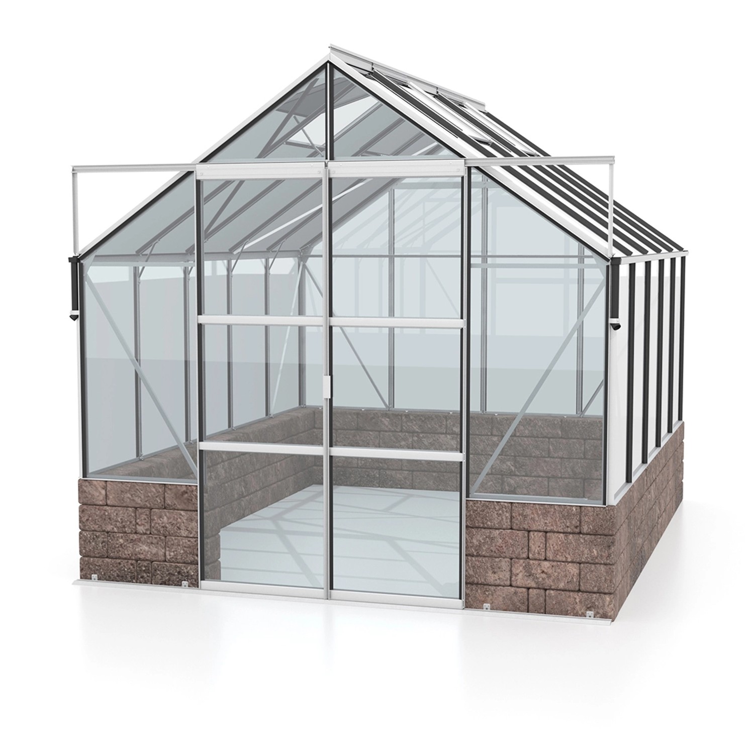 Vitavia Gewächshaus Cassandra 8300 Alu 8,3 m² Vitavia Gewächshaus Cassandra 8300 Alu 8,3 m² von Vitavia